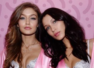 Gigi si Bella Hadid pozeaza nud impreuna